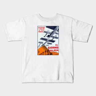 1930 Italian Air Show Kids T-Shirt